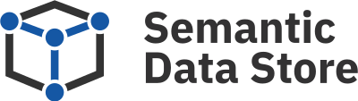 Semantic Data Store Logo Blue Black Colored